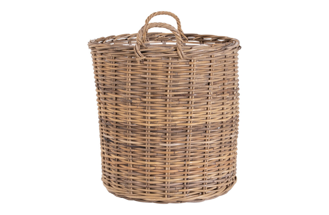 Indo Manden - 2 ronde kubu manden met plastic binnenkant