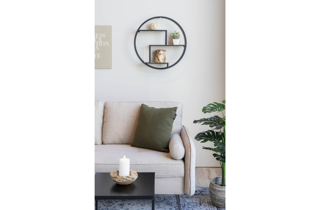 Genk Plank - Plank met zwart rond frame
