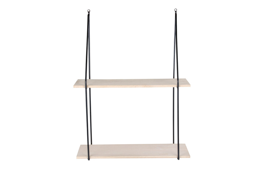 Den Haag Plank - Plank met zwarte omlijsting en 2 natuurhouten planken