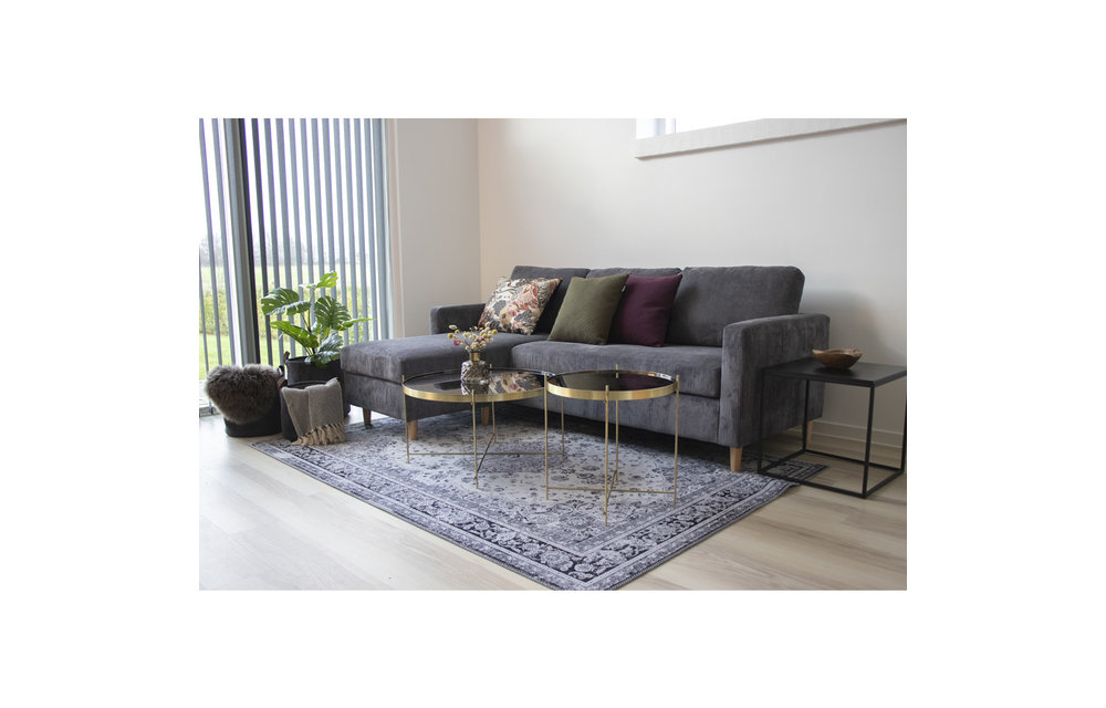 Havana Vloerkleed - Vloerkleed in zwart en wit 160x230 cm