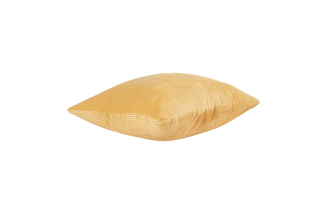 Geel kussen van corduroy ''Bianca'' - 45x45CM