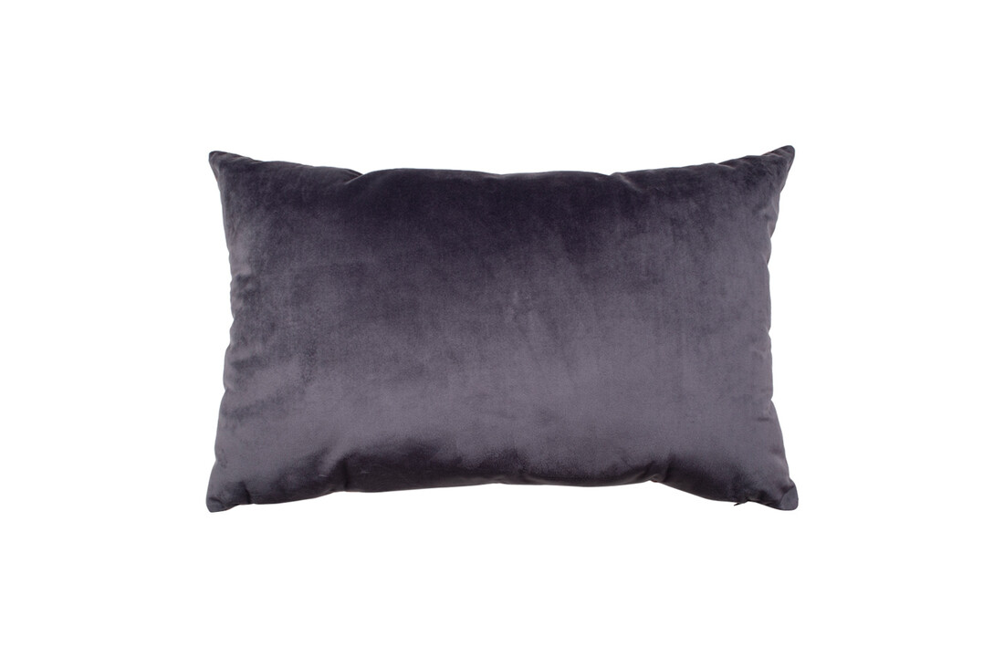 Chaves Kussen - Twee-kleurig kussen in grijs/roze fluweel 40x60cm