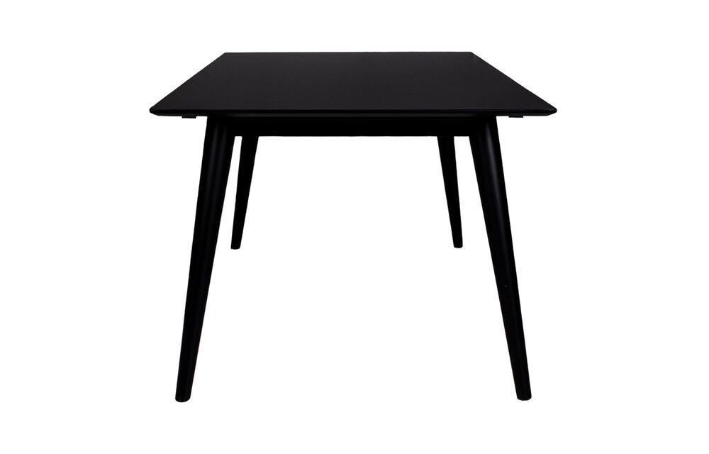 Copenhagen Eettafel - Uitschuifbare zwarte eettafel 150/230x95 cm