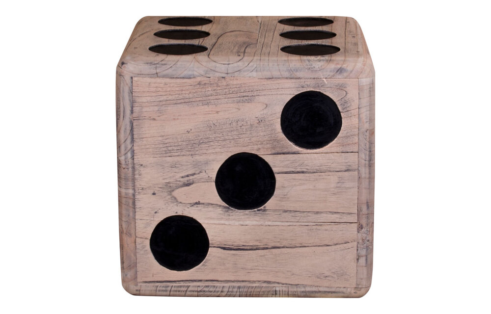 Cubo Kruk - Kruk in natuurlijk Mindi hout