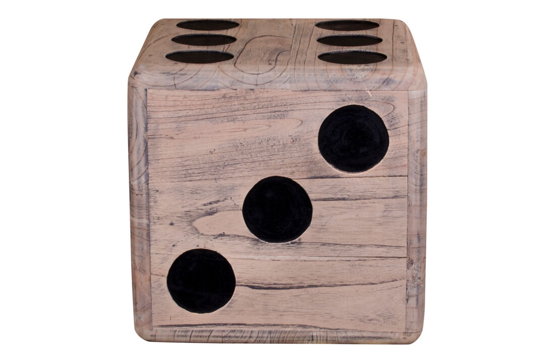 Cubo Kruk - Kruk in natuurlijk Mindi hout