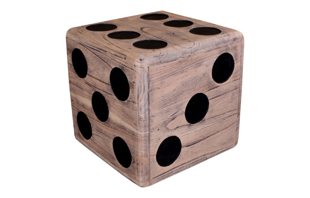 Cubo Kruk - Kruk in natuurlijk Mindi hout