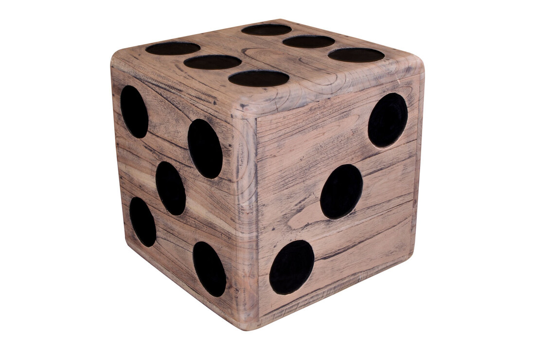Cubo Kruk - Kruk in natuurlijk Mindi hout