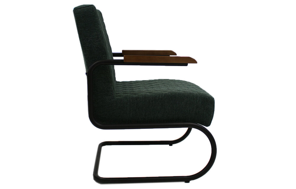 Nigel Fauteuil - Groene stoffen stoel