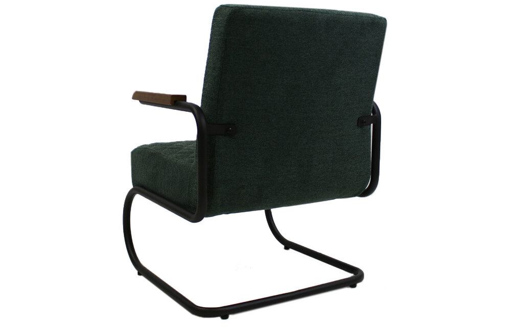 Nigel Fauteuil - Groene stoffen stoel