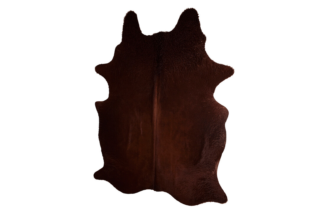 Landelijke bruin/witte ''Cow Skin'' Combi - L200xB140xD0,5 cm