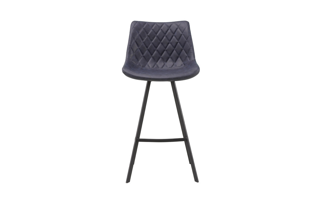 Moderne barkruk blauw - Bowie 50 x 55 x 102 cm (breedte x diepte x hoogte)