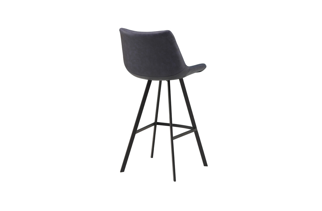Moderne barkruk blauw - Bowie 50 x 55 x 102 cm (breedte x diepte x hoogte)