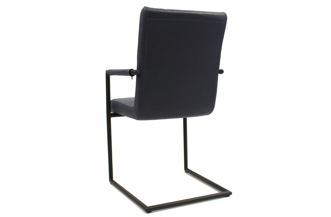 Industriële blauwe ''Bars'' blue new PU - B54xH97 cm