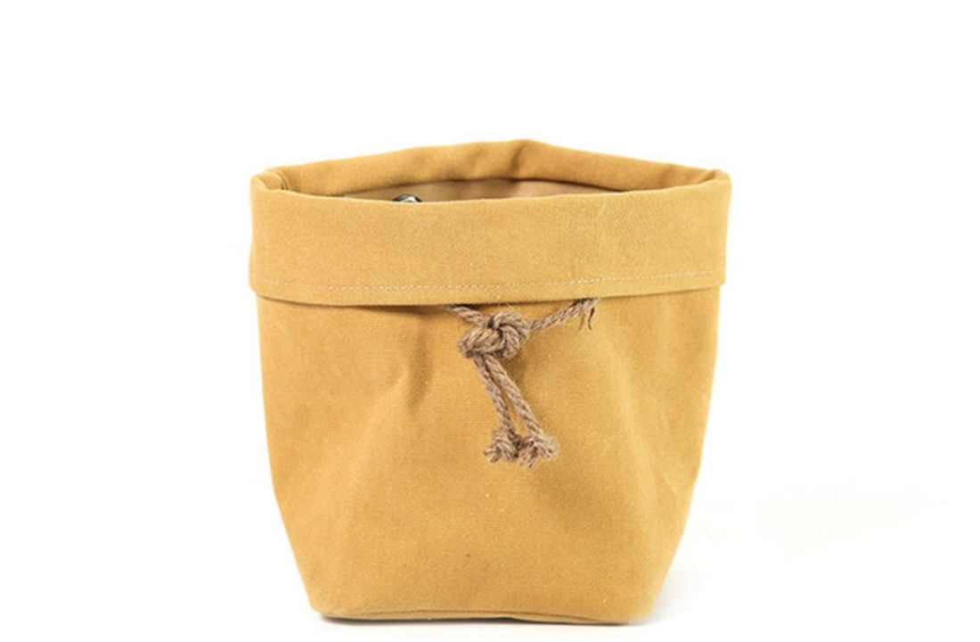 Mand S geel "Oakes" - L14xB14xH18 CM
