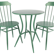 Industriële groene %27%27Florus%27%27 Bistroset - 3 delig