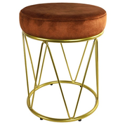 Industriële rusty %27%27Felton%27%27 kruk - L35,5xB35,5xH44 cm