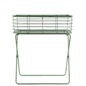 Industriële groene %27%27Daisy%27%27 plant stand S - L15xB48xH54 cm Industriële groene %27%27Daisy%27%27 plant stand S - L15xB48xH54 cm