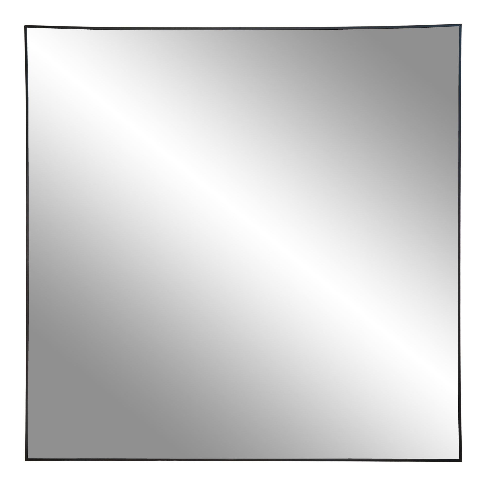 Moderne zwarte %27%27Jersey%27%27 spiegel - L60xB60xH1 cm