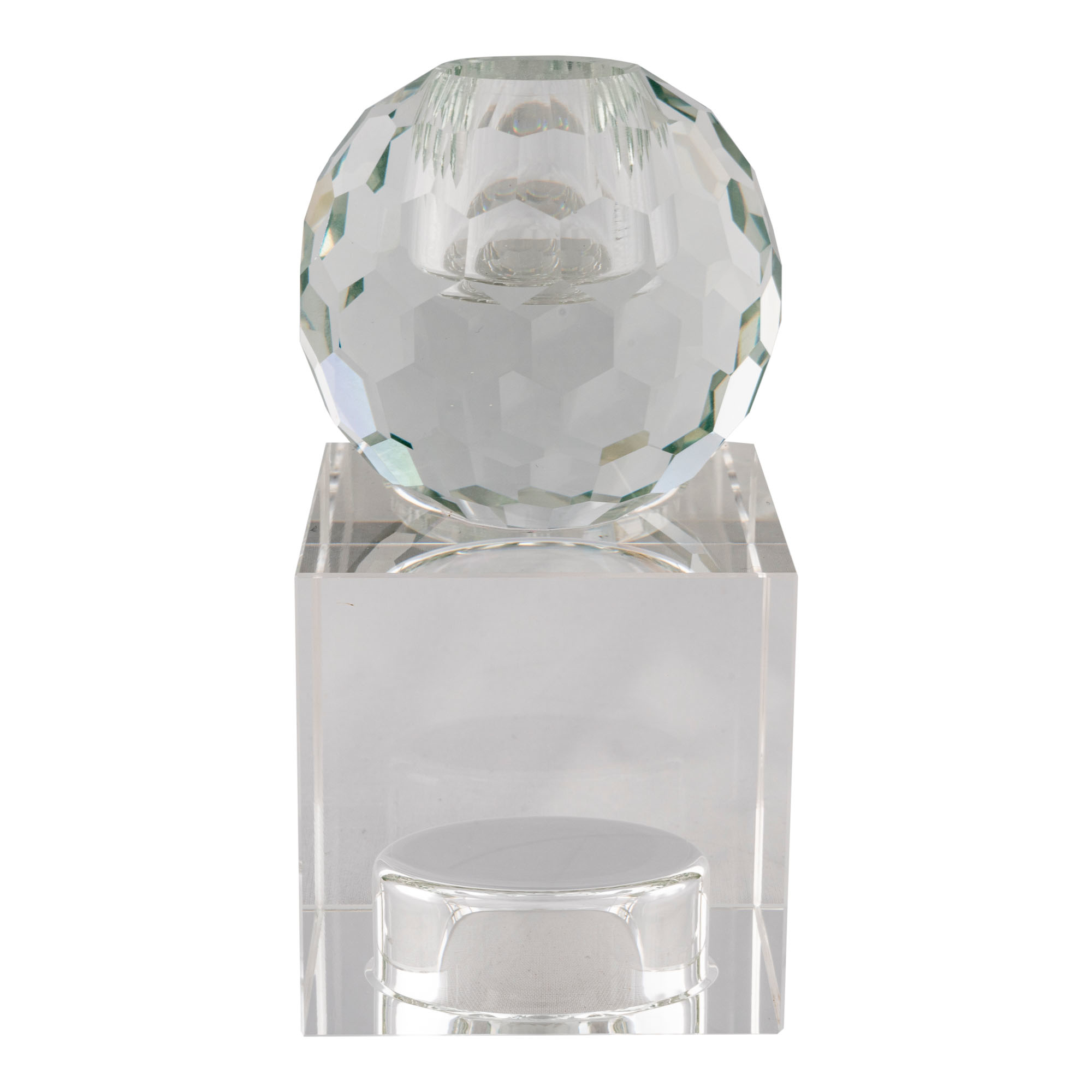 Moderne witte %27%27Torcello%27%27 kaarshouder - L6xB6xH11,5 cm