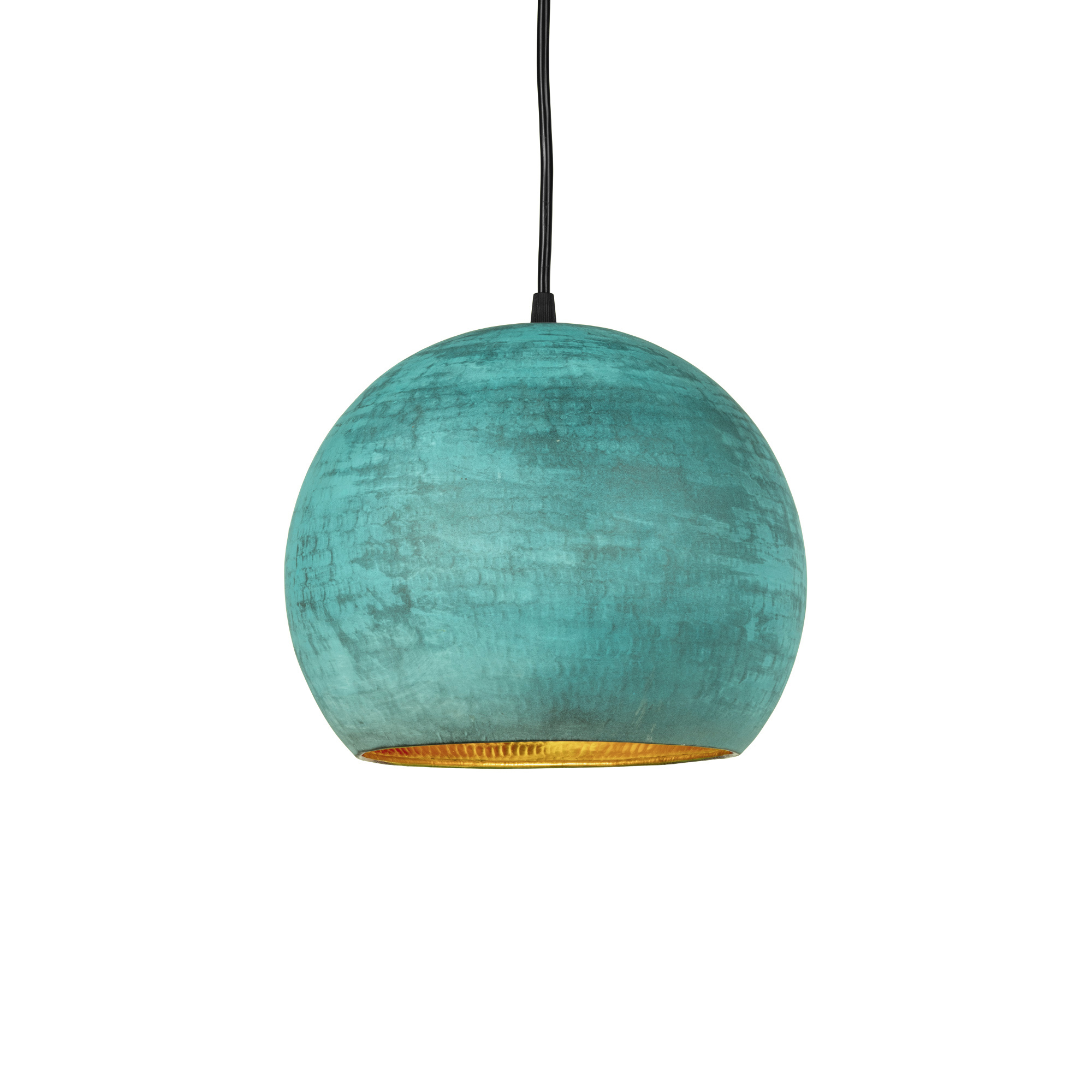 Moderne blauwe ''Albi'' ball lamp - L25xB25xH25 cm