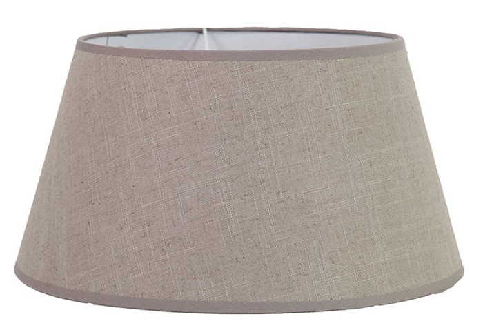 Moderne bruine %27%27Victoria%27%27 lampshade tapered rond XL - L35,5xB35,5xH18,5 cm