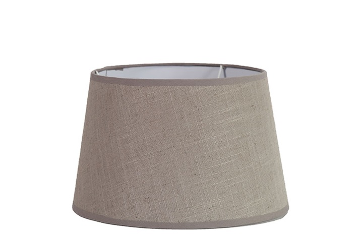 Moderne bruine %27%27Vicoria%27%27 lampshade rond M - L25xB25xH16 cm