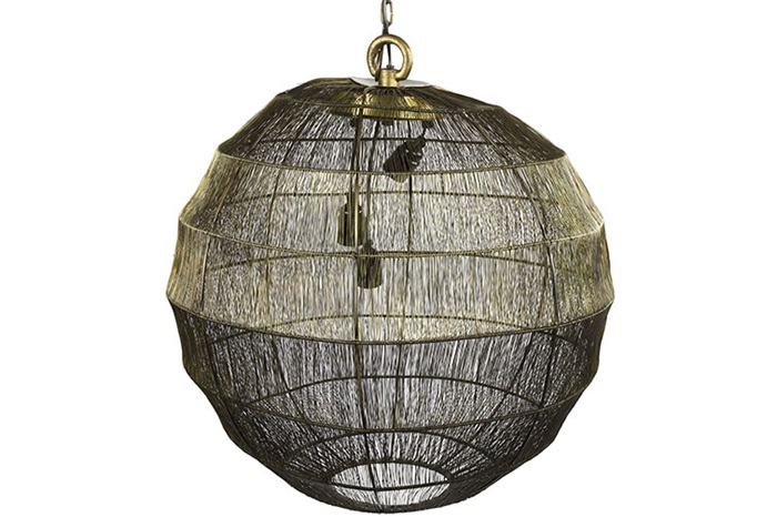 Moderne gouden %27%27Duncan%27%27 pendant lamp E27 L - L60xB60xH60 cm