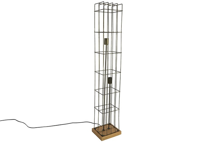 Moderne zwarte %27%27Madora%27%27 vloerlamp - L24xB22xH133,5 cm Moderne zwarte %27%27Madora%27%27 vloerlamp - L24xB22xH133,5 cm