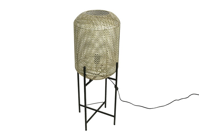 Moderne gouden %27%27Zackari%27%27 tafellamp E27 M - L32xB32xH83,5 cm