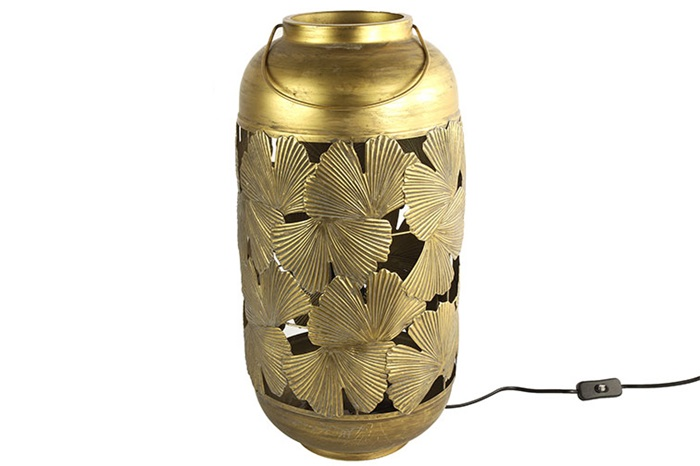 Moderne gouden %27%27Dowan%27%27 lamp E27 L  - L27,5xB27,5xH53,5 cm