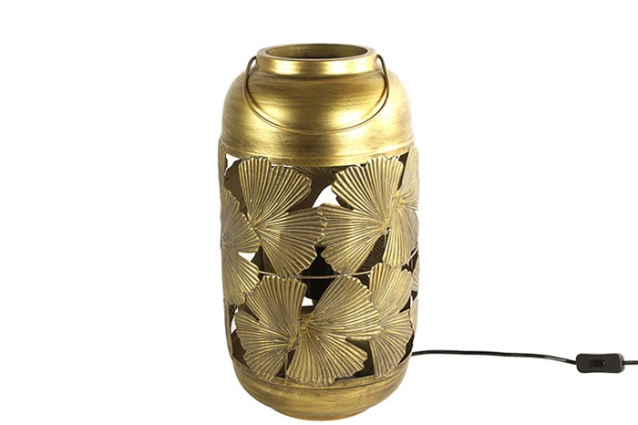 Moderne gouden %27%27Dowan%27%27 lamp E27 S - L24,5xB24,5xH45,5 cm