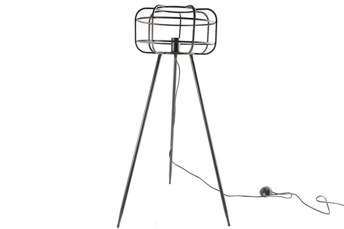 Moderne zwarte %27%27Hugo%27%27 lamp E27 L - L37xB37xH98 cm