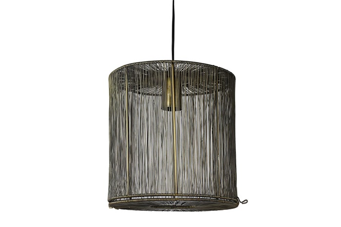 Moderne brass %27%27Maize%27%27 pendant lamp E27 S - L25,5xB25,5xH25,5  cm