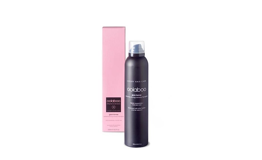 glam former runway hair spray