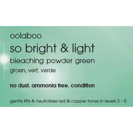 so bright & light bleaching powder green