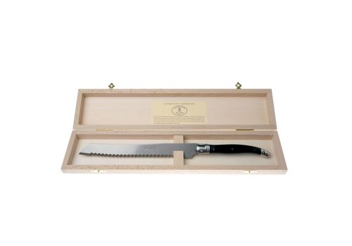 Laguiole Laguiole Premium Brotmesser Schwarz in Box