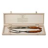 Laguiole Laguiole Premium Carving Set Olive Wood in Box