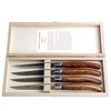 Laguiole Laguiole Premium 4 Steak knives Olive wood