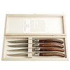 Laguiole Laguiole Premium 4 Steak Knives Rosewood Wood