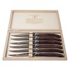 Laguiole Laguiole Premium 6 Steak Knives Rosewood Wood