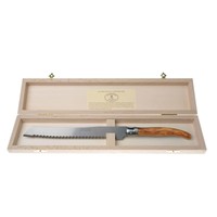 Laguiole Premium Brotmesser aus Olivenholz in Box