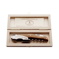 Laguiole Olive Wood Sommelier Knife in Wooden Gift Box – 100% Made in France