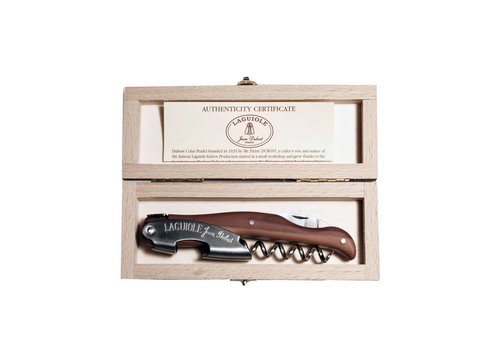 Laguiole Laguiole Premium Sommelier Façon Bois en Coffret en Bois