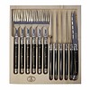 Laguiole Laguiole Classic 6 Steakmesser & 6 Gabeln Schwarz