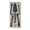 Laguiole Laguiole Classic Tortenheber & 6 Gabeln aus Edelstahl im Display