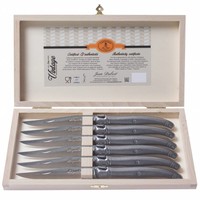 Laguiole Premium 6 Steakmesser Vintage Edelstahl