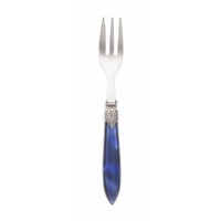 Murano Cake / Dessert Fork – Blue | Small Fork for Cake, Dessert or Starter
