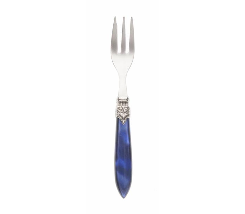 Cake Fork Murano, Blue