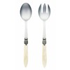 Murano Murano Salad Servers 2-piece Cream