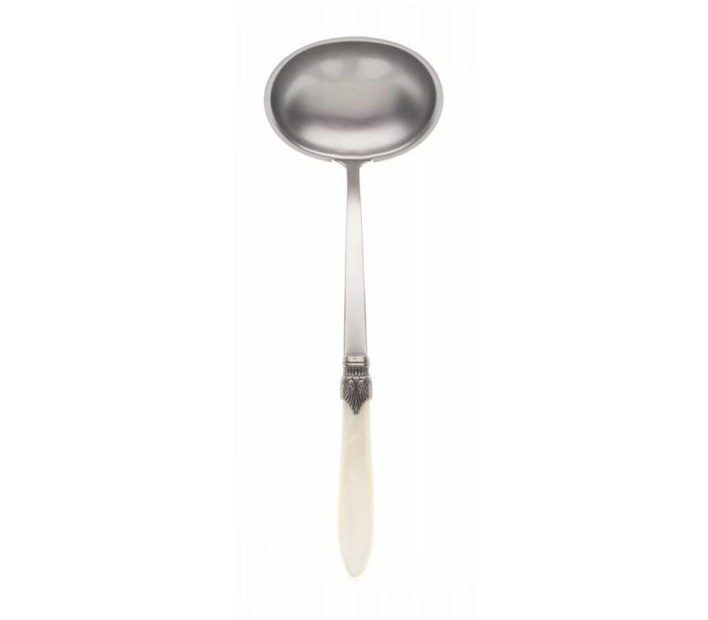 Soup Ladle Murano, Cream